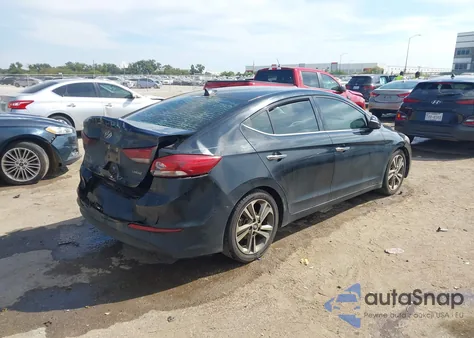 2017 Hyundai Elantra Limited z USA, uszkodzony, nr VIN 5NPD84LF5HH064373